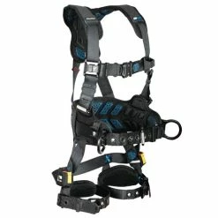 FallTech FT-One Back & Leg D-Ring Belted Full Body Harness; Tongue Buckle Legs 8127B