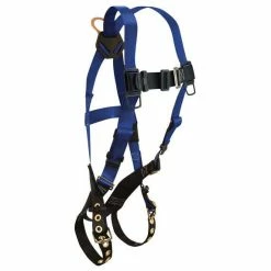 FallTech Contractor 1D Standard Non-belted Full Body Harness, Tongue Buckle Leg Adjustment 7016-OPT