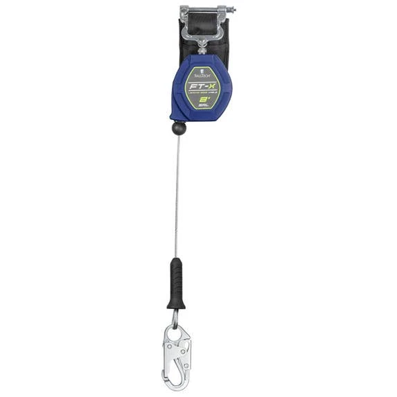 FallTech 8' Cable FT-X Class 2 LE SRL, Single-leg With Steel Snap Hook 82808SP1 3 FallTech 8' Cable FT-X Class 2 LE SRL, Single-leg With Steel Snap Hook 82808SP1