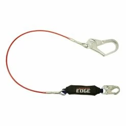 FallTech 6' Leading Edge Restraint Lanyard With Steel Snap Hook And Rebar Hook 8354LE3