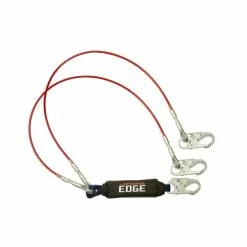 FallTech 6' Leading Edge Lanyard Y-Leg For 100% Tie-Off Steel Snap Hooks 8354LEY