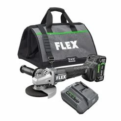 Flex Power Tools Flex 24V 5" Variable Speed Angle Grinder Paddle Switch Kit (5.0Ah) FX3171A-1C
