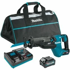 Makita Tools Makita 40V Max XGT Brushless Cordless AVT Orbital Reciprocating Saw (4.0Ah) Kit GRJ02M1