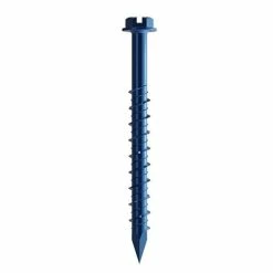 Simpson Strong-Tie Titen Turbo Hex Head Concrete & Masonry Screws 1/4 X 5" (Box Of 100) TNT25500H